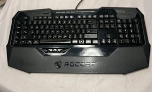 ROCCAT Isku Blue Illuminated Gaming Keyboard Tested 12-721-AM / US-Works Great - Picture 1 of 5