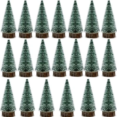 Weihnachtsbäume Künstlich 20x Mini Tannenbaum Christbaum Weihnachtsdeko B1273 - Bild 1 von 4