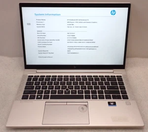 HP EliteBook 845 G8 AMD Ryzen 7 PRO 5850U 16GB RAM 512GB SSD Vega GPU w/ Adapter - Picture 1 of 14