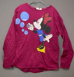 ZARA Minnie Mouse Blowing Bubbles Girls Disney shirt size 13/14 - Picture 1 of 15