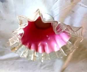 Antiker Glas Lampenschirm - Picture 1 of 10
