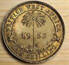 1952 BRITISH WEST AFRICA 1 ONE SHILLING KGVI COIN
