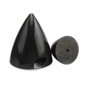 1piece 3"/76mm Carbon Fiber Spinner Black For RC Airplane 2 Blade - Picture 1 of 5