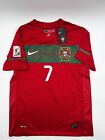 2010 World Cup Portugal Home Short Sleeve Cristiano Ronaldo Size M Jersey