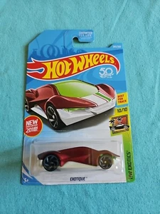 Hot Wheels Exotique Burgundy 365/365 2018 gran tarjeta exótica - Imagen 1 de 4