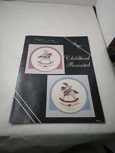 Vintage 1983 Childhood Revisited Counted Cross Stitch Booklet Leaflet Patterns - Picture 1 of 9