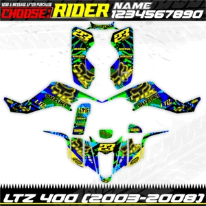 compatible Graphics LTZ 400 Suzuki Decals Kit quad Stickers 2003 to 2008 SL-FV - Picture 1 of 2