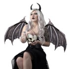 Adult Halloween Bat Wings Cape Deluxe Devil Fairy Fancy Dress Costume Accessory