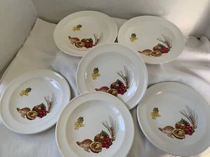 6 Gourmet By Wedgewood Canapé Plates 6 1/2” Dia - Picture 1 of 5