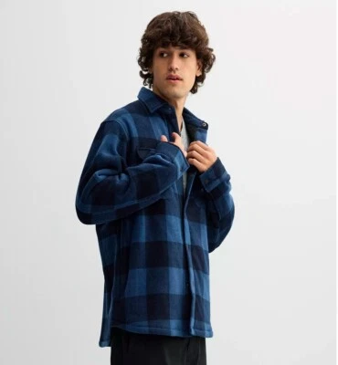 Jaqueta masculina de lã super pelúcia - Imagem 1 de 4