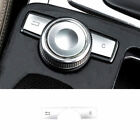 For Benz E-Class W212 2010-2012 Matte Silver Headlight Switch Control Frame Trim