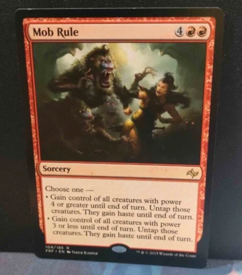 Mob Rule - Fate Reforged - NM - Rare - MTG - Image 1 of 3