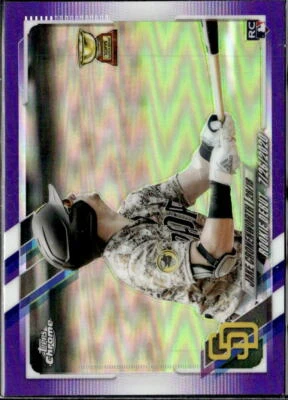 2021 Topps Chrome Purple Jake Cronenworth San Diego Padres RD #USC25  - Image 1 of 2