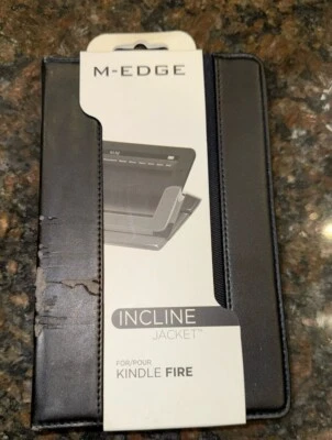 M-Edge Amazon Kindle Fire Protective Case Cover Incline Jacket Black Stand - Image 1 of 4