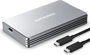 SSD Gehäuse ANYOYO 40Gbps M.2, NVMe Gehäuse kompatibel für Thunderbolt 5/4/3 M.. - Afbeelding 1 van 11