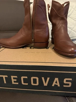 Botas Hombre Tecovas The Dean Avellana Cremallera 10D Nuevas Envío Rápido Gratis Foto 1 de 4