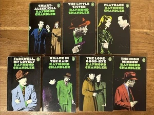 Raymond Chandler 8 UK Penguin Matching PB Set - Sister - Playback - Smart-Aleck - Picture 1 of 21