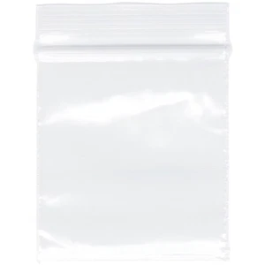 Plymor 1.5" x 1.5", 2 Mil Zipper Reclosable Plastic Bags - Picture 1 of 3