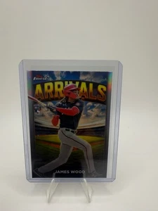 James Wood 2025 Topps Finest Arrivals Insert #A-6 Rookie RC Refractor Nationals - Picture 1 of 2