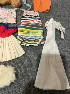 Lot Of 20 Miscellaneous Doll Clothes/ Handmade Barbie - Picture 1 of 6