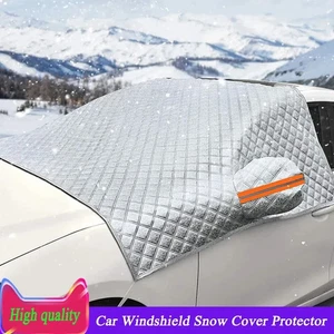 Magnetic Car Windscreen Cover, Winter Ice Frost Shield Snow Protector, Sun Shade - Picture 1 of 15