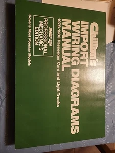 Chilton's Import Professional Wiring Diagrams Manual 1978 - 1983 Cars & Truck - Picture 1 of 4