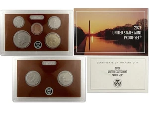 2021 Clad Proof Set U.S. Mint Original Government Packaging OGP COA - Picture 1 of 1
