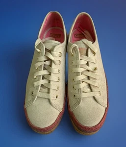 EUC 8M Keds Kate Spade TRIPLE UP KS NEON RAF NAT WF63083 Shoes - Picture 1 of 6