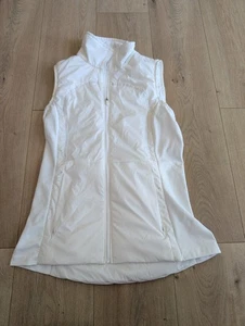 Lululemon Run For Cold Vest White | Water Repellent Lightweight Primaloft Size 8 - Picture 1 of 9