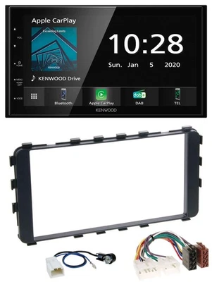 Kenwood Bluetooth MP3 DAB USB 2DIN Autoradio für Toyota Yaris 2006-2011 OEM-Navi - Bild 1 von 4