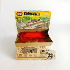 Vintage Airfix HO / OO Gauge Station Booking Hall Model Kit, Like New In Box - Picture 1 of 6