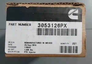 Genuine OEM Cummins Remanufactured Injector Part# 3053126PX - NEW - Picture 1 of 1