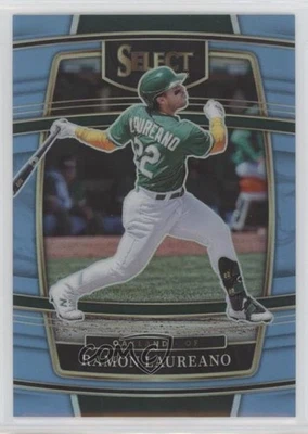 2022 Panini Select Concourse Carolina Blue Prizm /35 Ramon Laureano #39 - Image 1 of 2