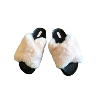 Zapatillas Forever 21 de piel sintética para mujer talla 9 rosa negro nuevas Foto 1 de 4