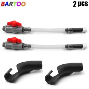 2PCS Deluxe Racing Fuel Jug Filler Hose With Shutoff Valve - Picture 1 of 11