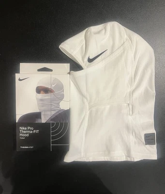 White Nike Ski Mask pro therma-fit hyperwarm hood (Sheisty Mask Same Day Ship⚡️ - Image 1 of 2