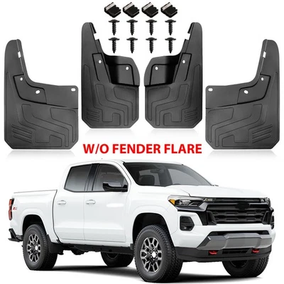 Splash Guards Mudguards Mud Flaps For Chevrolet Colorado 2023 2024 2025 2026. - Изображение 1 из 4