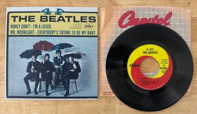 45 7" EP THE BEATLES (SLEEVE) 4x4 HONEY DON'T CAPITOL R-5365 - Image 1 of 2