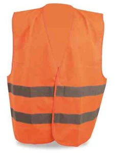 CARTON de 100 GILETS de SÉCURITÉ ORANGE pour ADULTES - Imagen 1 de 1