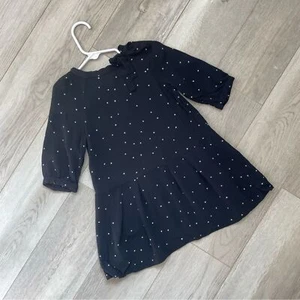 Bonpoint Star Dress Black (Size 4 girls) mini 3/4 sleeve formal recital party - Picture 1 of 7