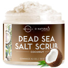 O Naturals Exfoliating Coconut Oil Dead Sea Salt Deep-Cleansing Face & Body Scru