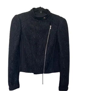 Express womens Black Lace jackets XS Size - Picture 1 of 15
