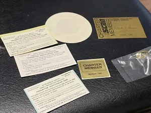 Charter Member Pin , Stickers Etc - Picture 1 of 8