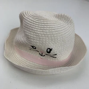 The Childrens Place Girls Toddler Cat Ball Cap Hat Fitted 6-12 Months - Picture 1 of 4