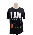 Levi's I Am Proud Pride Cotton Tee Unisex Lgbt Black Rainbow