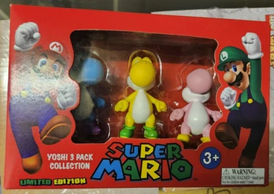Raro MINMB Super Mario Yoshi Paquete de 3 Colección EDICIÓN LIMITADA Foto 1 de 4