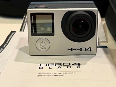 EXCELENTE CÁMARA DE ACCIÓN GOPRO HERO 4 EDICIÓN NEGRA CON MUCHOS ACCESORIOS Foto 1 de 4