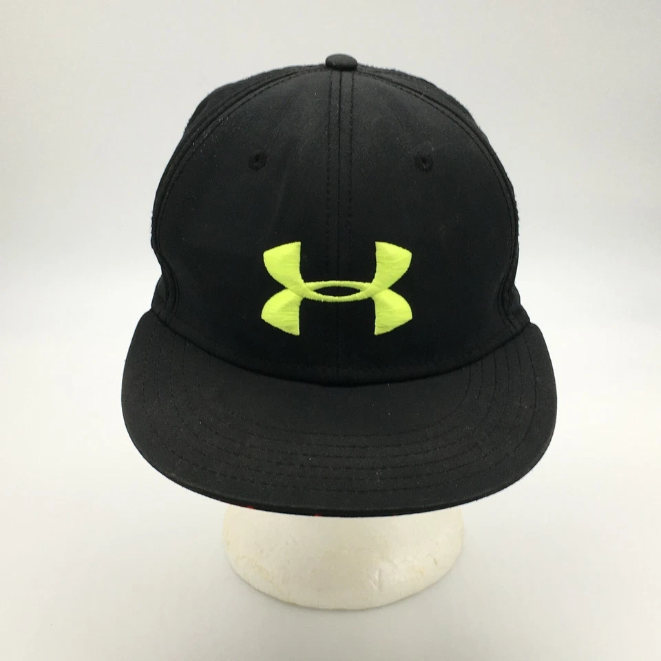 Gorra de Combinación NFL Combine Negra Verde Talla Mediana Grande de Under Armour Mens Heat Gear ¡RARO! Foto 1 de 4