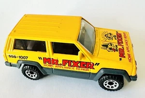 Vintage 1986 Matchbox Jeep Cherokee Mr. Fixer Home Appliance Repair Truck XJ - Picture 1 of 5