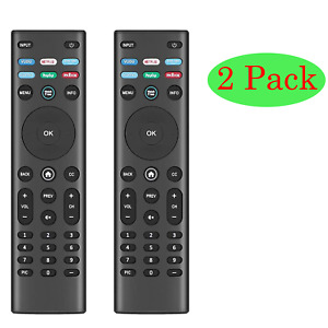 2 Pack Universal Remote Control for All Vizio Smart TV XRT140